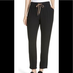 Eileen Fisher Slouchy Silk Ankle Pants